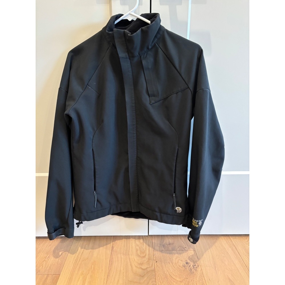 Mountain Hardwear Black Softshell Jacket Women's Size M Stretch Jacket